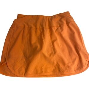 Huk Vibrant Orange Skort - XS orange , NWOT, nylon spandex